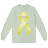 Matcha sarcoma or bone cancer ribbon Long Sleeve Tee - FaDigitalArtStudio