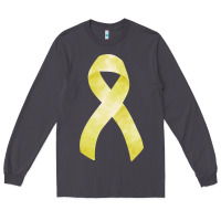 Smoke sarcoma or bone cancer ribbon Long Sleeve Tee - FaDigitalArtStudio