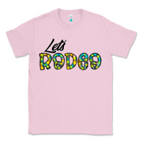 Bubblegum Pink let's rodeo Classic Tee - CowhideDigitalArt