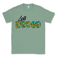 Sage let's rodeo Classic Tee - CowhideDigitalArt