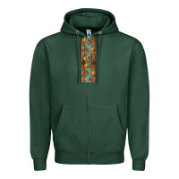 Sports Green autumn squirrel Zipper Hoodie - BundleAndBundleShop