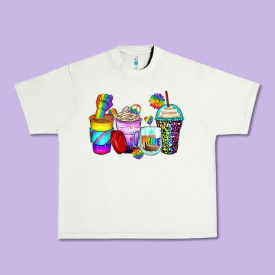 Pride Coffee Cups Urban Heavy Tee Designed By Zillion Design Studio