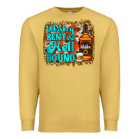 Antique Gold Whiskey Bent and Hell Bound Premium Sweatshirt - Jasminsmagicworld