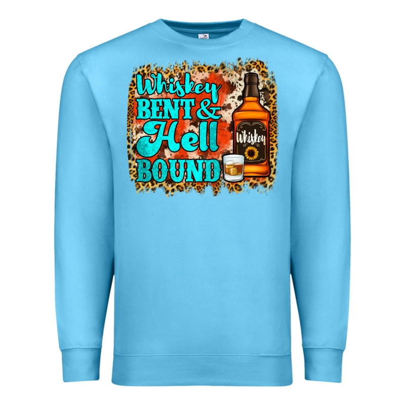 Whiskey Bent And Hell Bound Premium Sweatshirt by Jasminsmagicworld | Teevron