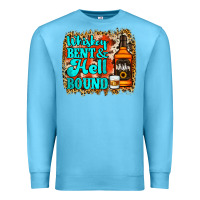 Ocean Blue Whiskey Bent and Hell Bound Premium Sweatshirt - Jasminsmagicworld
