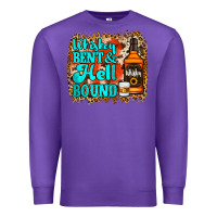 Purple Whiskey Bent and Hell Bound Premium Sweatshirt - Jasminsmagicworld