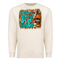 Sandshell Whiskey Bent and Hell Bound Premium Sweatshirt - Jasminsmagicworld