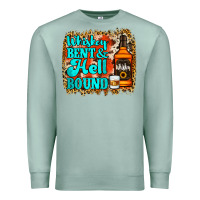 Seafoam Whiskey Bent and Hell Bound Premium Sweatshirt - Jasminsmagicworld