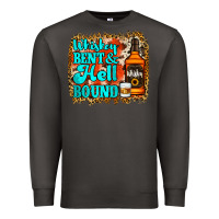 Smoke Whiskey Bent and Hell Bound Premium Sweatshirt - Jasminsmagicworld