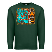 Sports Green Whiskey Bent and Hell Bound Premium Sweatshirt - Jasminsmagicworld