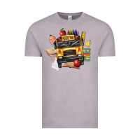 Vintage Zinc school bus driver front Vintage Tee - texasbilliewilder