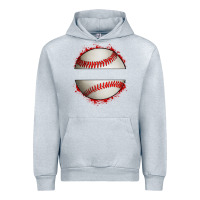 Heather Grey personalized baseball Urban Hoodie - Artiststas
