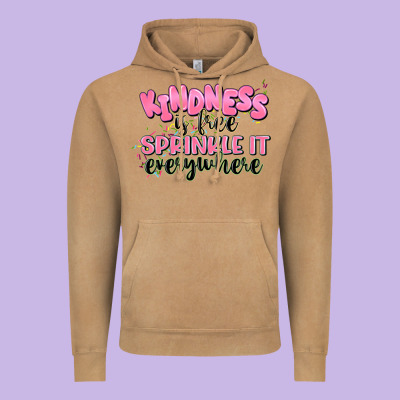 Kindness Is Free Sprinkle It Everywhere Vintage Hoodie Designed By Jahusdesignshop