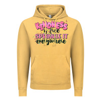Vintage Mustard kindness is free sprinkle it everywhere Vintage Hoodie - JahusDesignShop