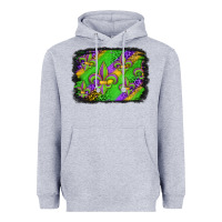 Heather Grey mardi gras fleur de lis background Heavyweight Hoodie - Jasminsmagicworld
