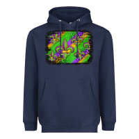 Navy mardi gras fleur de lis background Heavyweight Hoodie - Jasminsmagicworld