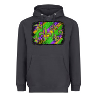 Smoke mardi gras fleur de lis background Heavyweight Hoodie - Jasminsmagicworld