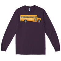 Plum school bus Long Sleeve Tee - FaDigitalArtStudio