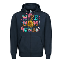 Navy wife mom cna Zipper Hoodie - AdoDesignShop
