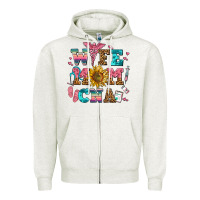 Oatmeal Heather wife mom cna Zipper Hoodie - AdoDesignShop