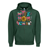 Sports Green wife mom cna Zipper Hoodie - AdoDesignShop