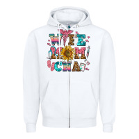 White wife mom cna Zipper Hoodie - AdoDesignShop