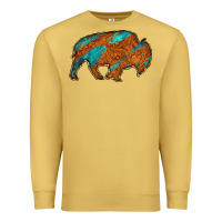 Antique Gold bison Premium Sweatshirt - Jasminsmagicworld