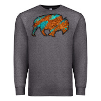 Charcoal Heather bison Premium Sweatshirt - Jasminsmagicworld