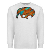 Oatmeal Heather bison Premium Sweatshirt - Jasminsmagicworld