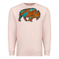 Pale Pink bison Premium Sweatshirt - Jasminsmagicworld