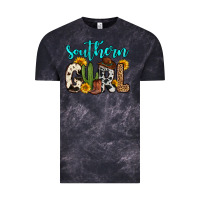 Cloud Black southern girl Vintage Tee - Zillion Design Studio
