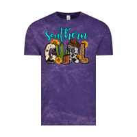 Cloud Purple southern girl Vintage Tee - Zillion Design Studio