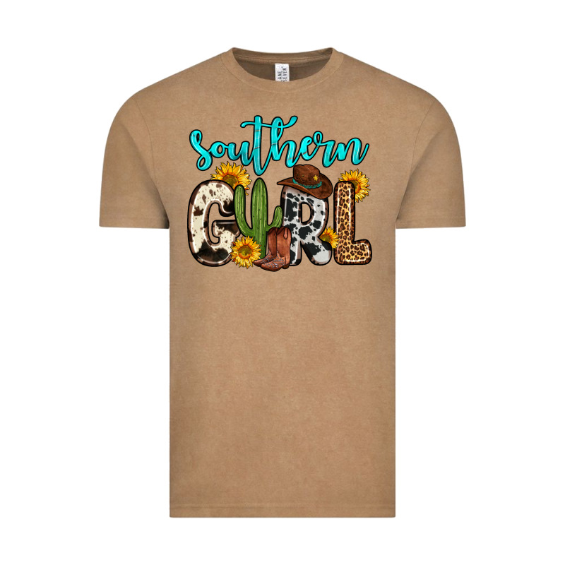 Southern Girl Vintage Tee by Zillion Design Studio | Teevron