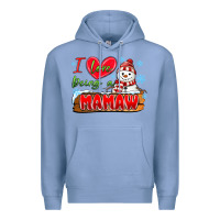 I Love Being A Mamaw Premium Hoodie | Teevron