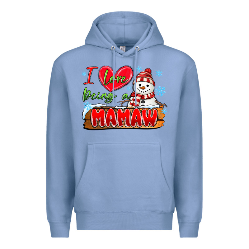 I Love Being A Mamaw Premium Hoodie by MaliasSmallBusiness | Teevron