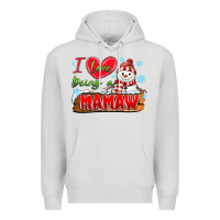 Dove Grey i love being a mamaw Premium Hoodie - MaliasSmallBusiness