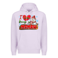 Lilac i love being a mamaw Premium Hoodie - MaliasSmallBusiness