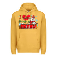 Mustard i love being a mamaw Premium Hoodie - MaliasSmallBusiness