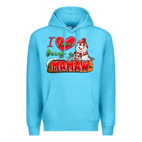 Ocean Blue i love being a mamaw Premium Hoodie - MaliasSmallBusiness