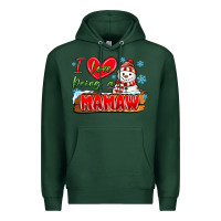 Sports Green i love being a mamaw Premium Hoodie - MaliasSmallBusiness