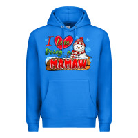 True Royal i love being a mamaw Premium Hoodie - MaliasSmallBusiness