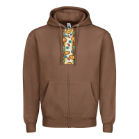 Chestnut pumpkin fall Zipper Hoodie - BundleAndBundleShop
