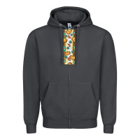 Smoke pumpkin fall Zipper Hoodie - BundleAndBundleShop