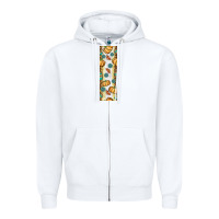 White pumpkin fall Zipper Hoodie - BundleAndBundleShop