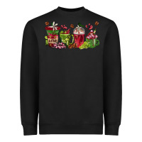 Black wine coffee cups Heavyweight Sweatshirt - texasbilliewilder