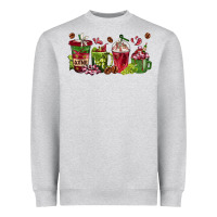 Heather Grey wine coffee cups Heavyweight Sweatshirt - texasbilliewilder