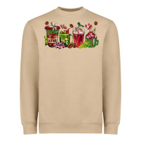 Wine Coffee Cups Heavyweight Sweatshirt | Teevron