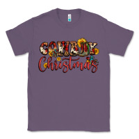 Lavender cowboy christmas Classic Tee - FaDigitalArtStudio