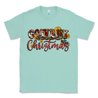Seafoam cowboy christmas Classic Tee - FaDigitalArtStudio