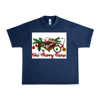 Navy one merry nurse Urban Heavy Tee - RanaPortraitStore